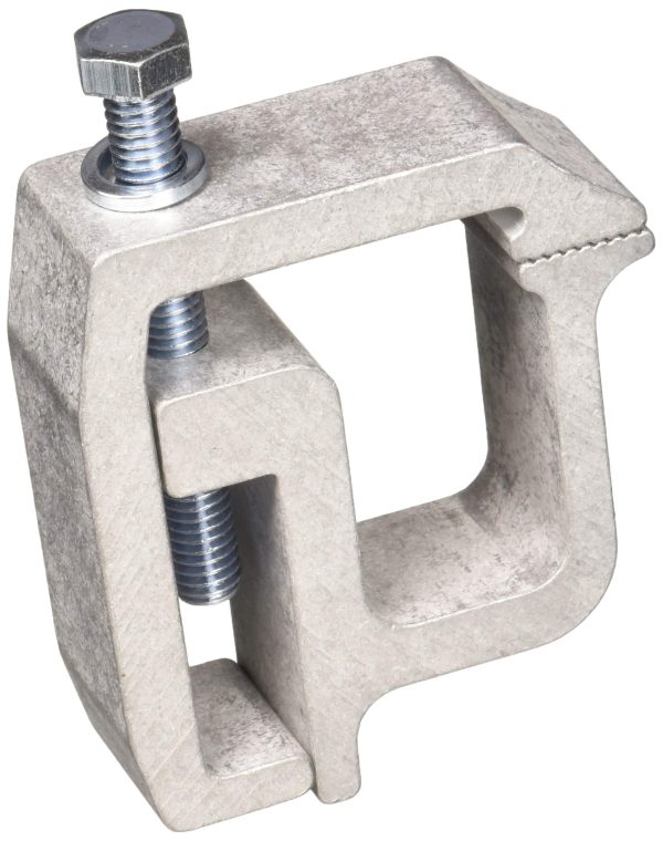 TITELOK TL-2002 Truck Cap Clamp; For Truck Toppers With Fiberglass Or Aluminum Rails, Gives The Needed Reach To Clamp The Front Of The Topper; 0 To 1-3/8 Inch Clamping Range; 1-3/4 Inch Truck Cap Rail Reach; 1 Inch Truck Bed Rail Reach; Without Handle