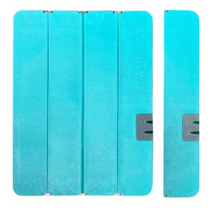 TOADFISH 1086 XL STOWAWAY FOLDING CUTTING BOARD W/BUILT-IN KNIFE SHARPENER - TEAL