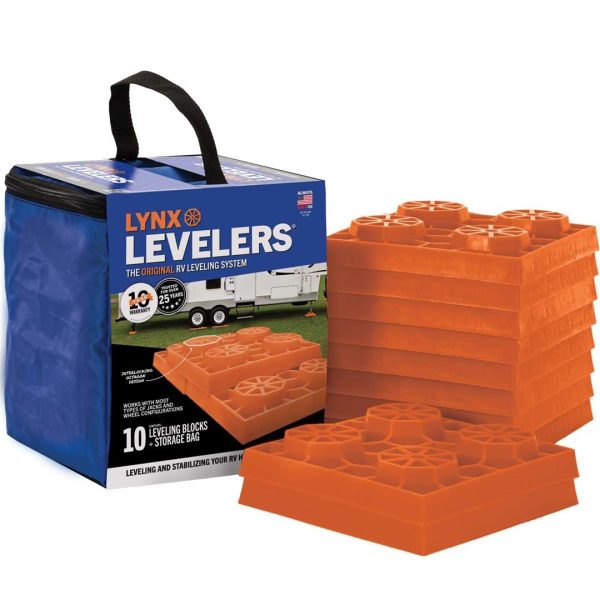 TRI-LYNX 00015 Leveling Block; Levelers Set of 10, Orange