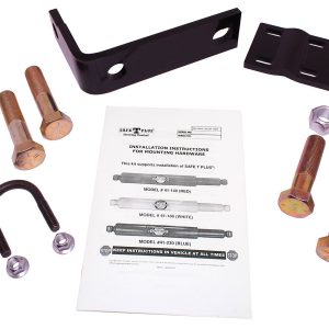 UNITED SAFTY F-143K2 Steering Stabilizer Bracket; With Anchor Bracket/ Tie Rod Bracket/ 3/8 X 1-1/2 Inch U-Bolt Kit
