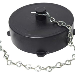 VALTERRA F022018 Products, Inc. F02-2018 3 INCH Female Thread Cap with 10 INCH Chain