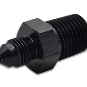 VIBRANT 10293 Power Fitting, Adapter, Straight, Male -4 AN to Male 1/8 in. NPT, Aluminum, Black Anodized, each