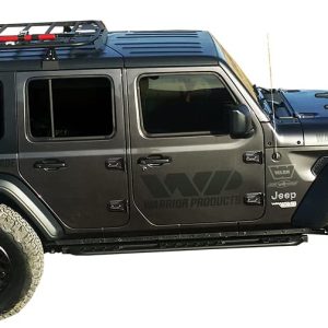 WARRIOR 10905 Jeep Platform Roof Rack With Gutter Mounts Jlu Exterior Car Parts | 2018-2019 Wrangler JLU WAR