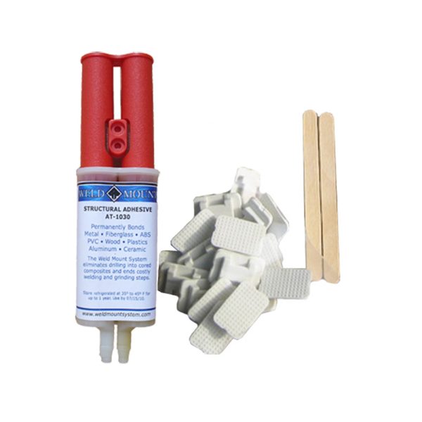 WELD MOUNT 1050 RETAIL WIRE TIE KIT WITH AT-1030 ADHESIVE