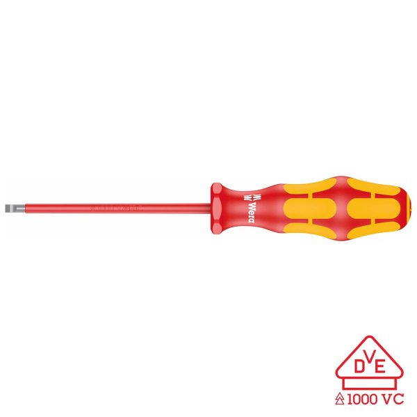 WERA 05006135001 VDE Insulated Screwdriver: Slotted 8mm