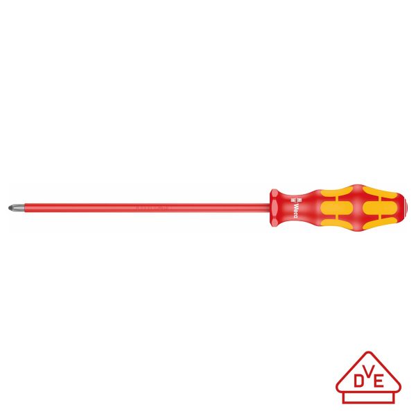 WERA 05006159001 Screwdriver: VDE Insulated Phillips PH #2 x 200mm