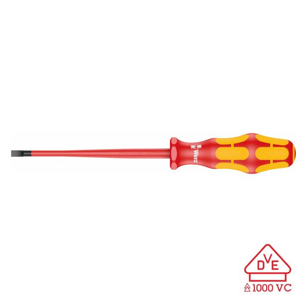 WERA 05006442001 VDE Insulated Screwdriver: Slotted 5.5mm
