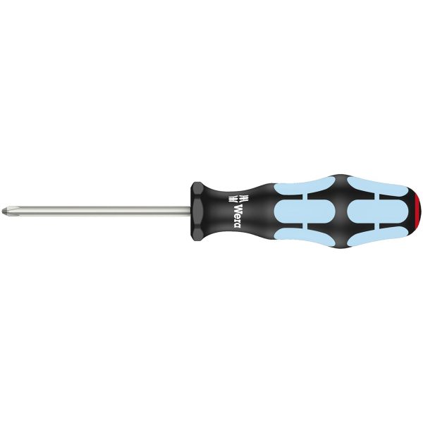 WERA 05032021001 Screwdriver: Phillips PH1 x 80mm - Stainless Steel (With Lasertip)