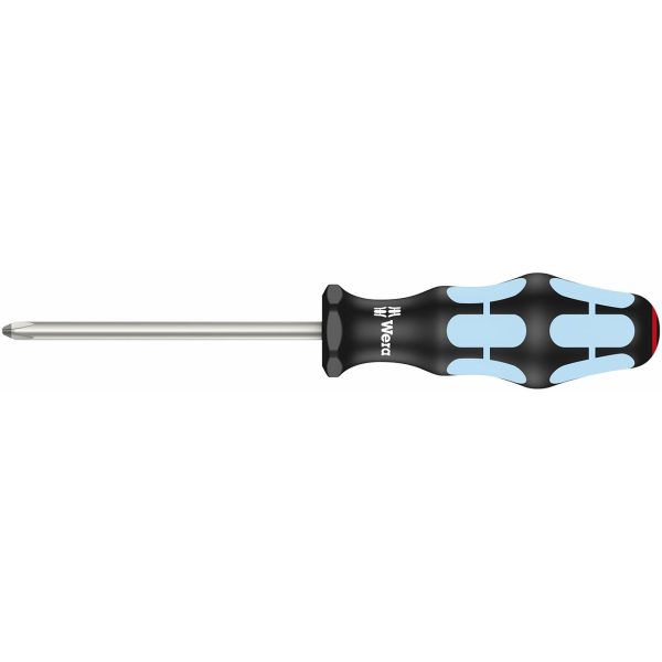 WERA 05032022001 Screwdriver: Phillips PH2 x 100mm - Stainless Steel with Lasertip