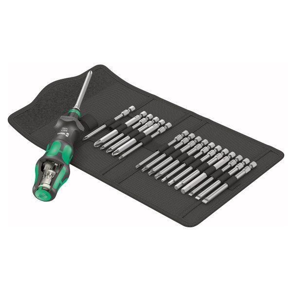 WERA 05057482001 Kompakt Turbo Bit Driver Set - 19 Piece Set