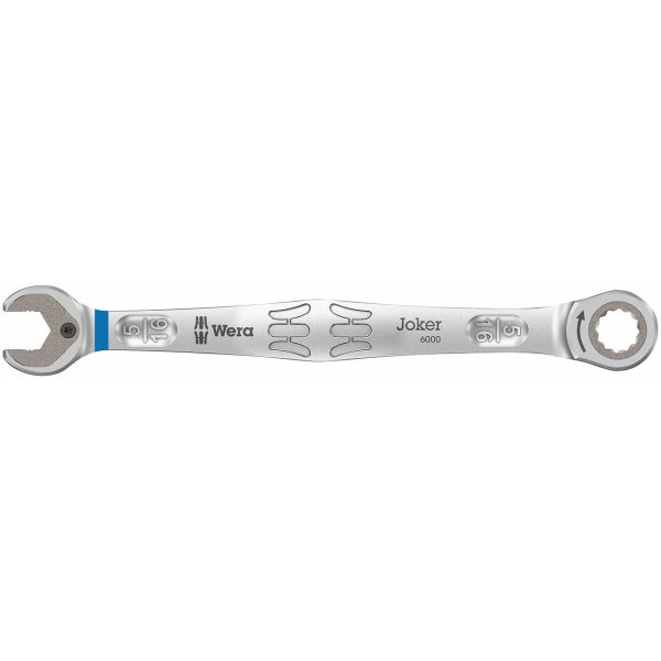 WERA 05073280001 6000 Joker SAE 5/16 INCH Ratcheting Combination Wrench