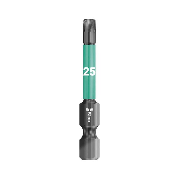 WERA 05073965001 Impaktor Torx TX# 25 x 50 mm Bit - 1/4 INCH Drive