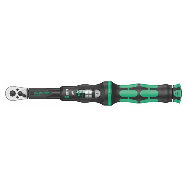 WERA 05075604001 Click-Torque Reversible 1/4 INCH Ratchet Wrench (NM Scale)