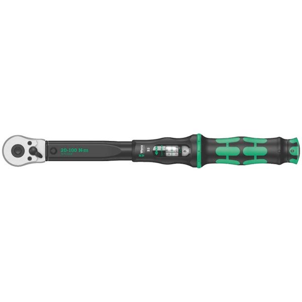 WERA 05075611001 3/8 INCH Adjustable Torque Wrench with Reversible Ratchet 20-100 Nm
