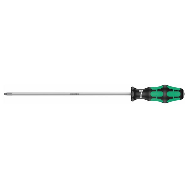 WERA 05347743001 Screwdriver: Pozidriv PZ# 2 x 250mm with Laser Tip