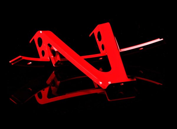 WHEEL PROS 827SS220-RD Wheel Spoke Insert; Fits XD827 Series 22 x 10 Size Rims With The -18 Millimeter Offset; Red; Pack Of 5; With Screws