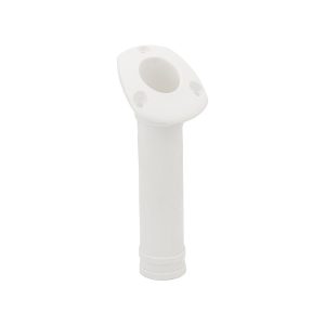 WHITECAP 3447W Nylon Flush Mount Rod Holder - 30°, White
