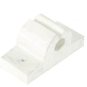WHITECAP 3750W 3/8 INCH Rubber Tool/Rod Holder, White 2/Pack