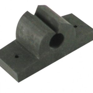 WHITECAP 3754B 1 INCH Black Rubber Tool/Rod Holder Pair