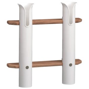 WHITECAP 63448 TEAK 2-ROD TOURNAMENT STORAGE RACK