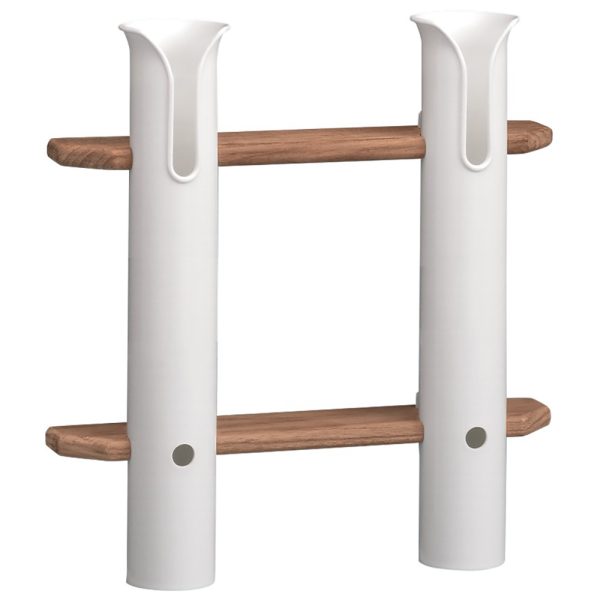 WHITECAP 63448 TEAK 2-ROD TOURNAMENT STORAGE RACK
