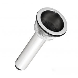 WHITECAP S-0627 ROD/CUP HOLDER - 304 STAINLESS STEEL - 0°