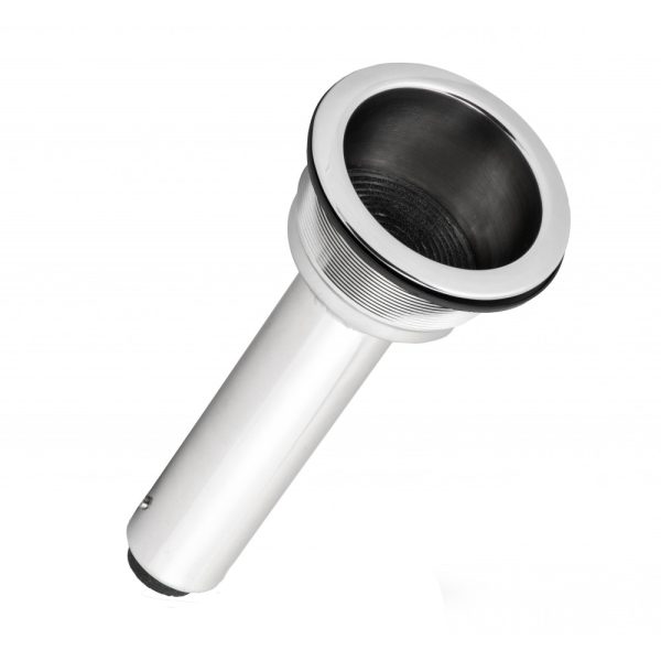 WHITECAP S-0627 ROD/CUP HOLDER - 304 STAINLESS STEEL - 0°