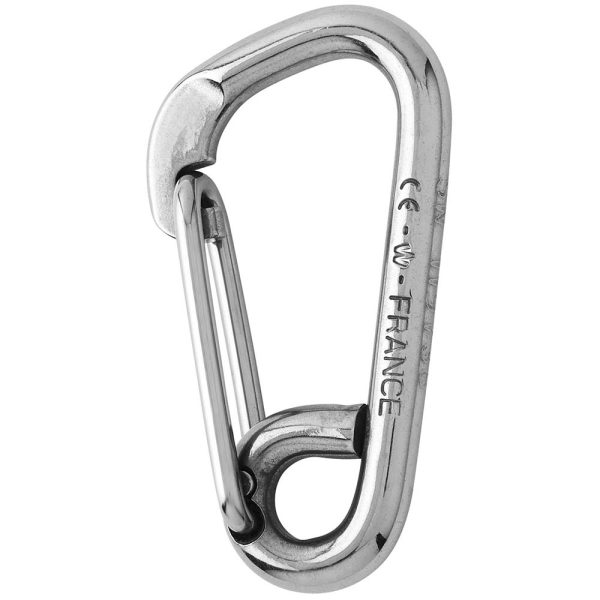 WICHARD 02325 ASYMMETRIC CARBINE HOOK - LENGTH 80MM - 5/16 INCH