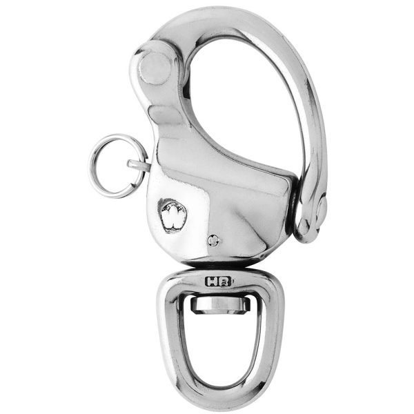 WICHARD 02473 2-3/4 INCH SNAP SHACKLE W/SWIVEL EYE - 80MM