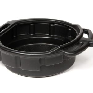WIRTHCO 32953 Drain Pan â Oil Change Drain Pan, Car Oil Change Pan, Ideal For Cars And Motorcycle, Prevents Spills, Leak-Proof, 4 Gallon, Black - Made In USA, 16 Quart