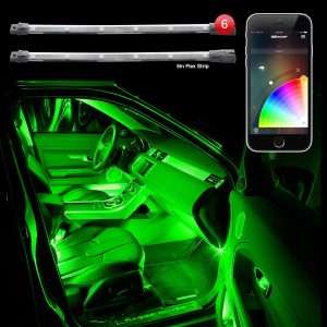 XKGLOW KS-CAR-MINI chrome App Control Car Mini LED Accent Light Kit - Interior