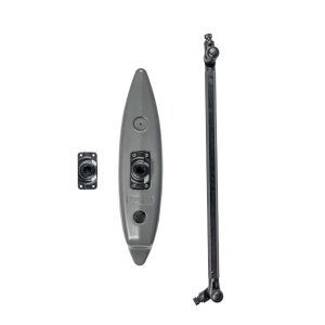 YAKGEAR 01-0096 STANDNCAST OUTRIGGERS (GEN II), 30 Inch Length; Stainless Steel; Set Of 2; Pre-Installed Threading (1/4 x 20 Brass Insert) To Mount StarPort HD Directly To Float; Provide Added Stability To Kayak/ Canoe Or Any Vessel