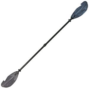 YAKGEAR 06-0017 ASSASSIN FULL PADDLE (LENGTH 250-26, Kayak Paddle; Adjustable From 98-1/2 To 102-1/2 Inch Length; Black; Plastic With Nylon Blade; Single; Hook And Teeth Blade Design; With Drip Rings