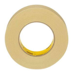 3M 06338 Masking Tape; Scotch Used For Booth Masking/ Fine Lines/ General Or Bulk Masking/ Jamb Masking/ Paint Preparation; 1.42 Inch Width x 180.4 Foot Length; Rubber Adhesive; Tan; Paper