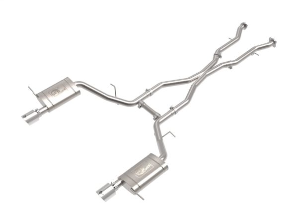 AFE 49-32086-P MACH Force-Xp 304 Stainless Steel Cat-Back Exhaust System w/Polished Tip Fit Dodge Durango 11-22 V6-3.6L/V8-5.7L