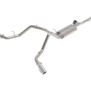 AFE 49-34132-P Gemini XV Cat-Back Exhaust System, 3 INCH, 304 Stainless Steel