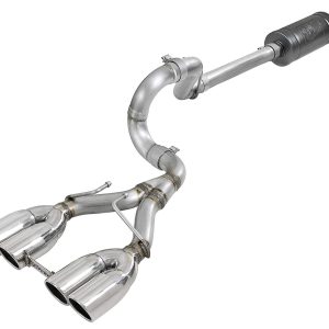 AFE 49-38073-P Rebel Series Performance Cat-Back Exhaust System