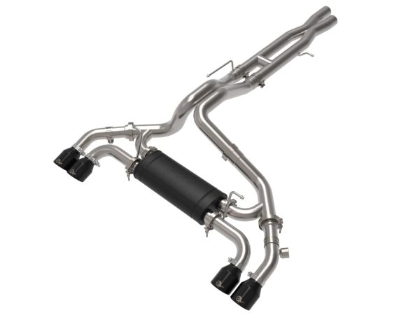 AFE 49-38098-B Vulcan Series 2-1/2 IN to 3 IN Stainless Steel Cat-Back Exhaust System Black Fit Jeep Wrangler 392 21-22 V8-6.4L