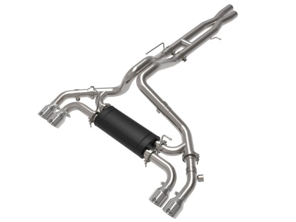 AFE 49-38098-P Vulcan Series 2-1/2 IN to 3 IN Stainless Steel Cat-Back Exhaust System Polished Fit Jeep Wrangler 392 21-22 V8-6.4L
