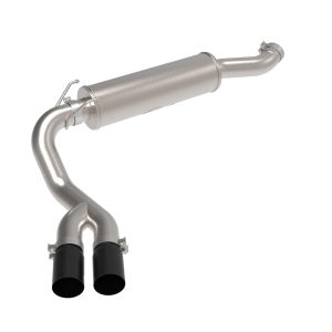 AFE 49-42082-B Rebel Series 3-1/2 IN Stainless Steel Cat-Back Exhaust System w/Black Tip RAM Trucks 19-21 V8-6.4L HEMI
