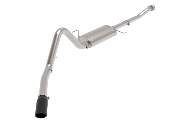 AFE 49-43125-B POWER Apollo GT Series 3 IN to 3-1/2 IN 409 SS Cat-Back Exhaust System w/Black Tip, fits Ford F-150 2021 V6-2.7L/3.5L (tt)/V8-5.0L