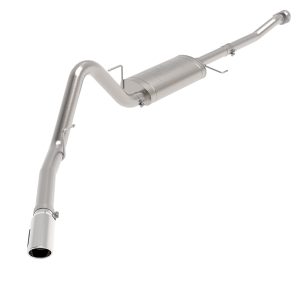 AFE 49-43125-P POWER Apollo GT Series 3 IN to 3-1/2 IN 409 SS Cat-Back Exhaust System w/Polish Tip, fits Ford F-150 2021 V6-2.7L/3.5L (tt)/V8-5.0L
