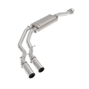 AFE 49-43128-P POWER Rebel Series 3 IN to 2-1/2 IN 409 Stainless Steel Cat-Back Exhaust w/Polish Tip, fits Ford F-150 2021 V6-2.7L/3.5L (tt)/V8-5.0L