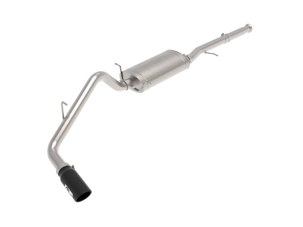 AFE 49-44136-B POWER Apollo GT Series 3 INCH Cat-Back Exhaust System, Black Tip, 409 Stainless Steel, fits GM Trucks