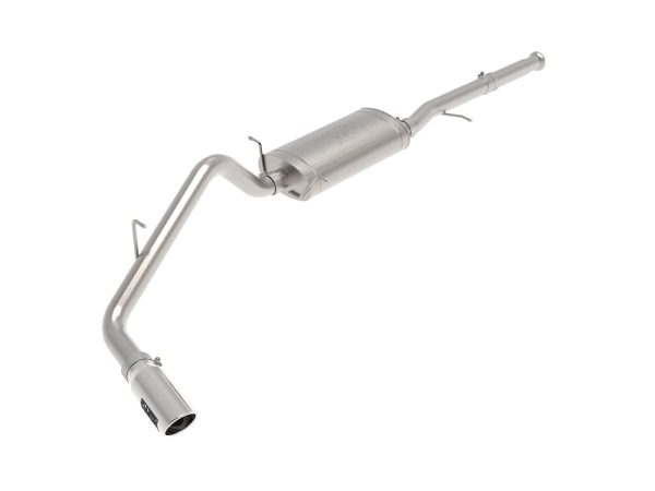 AFE 49-44136-P POWER Apollo GT Series 3 INCH Cat-Back Exhaust System, Polished Tip, 409 Stainless Steel, fits GM Trucks