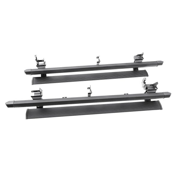 AMP RESEARCH 77254-01A PowerStepXL | Fits 2019 - 2021 Chevrolet Silverado & GMC Sierra 1500 & more Ergonomic, Rust-Proof Aluminum, True Flush Mount, 4 INCH Lower Drop Down