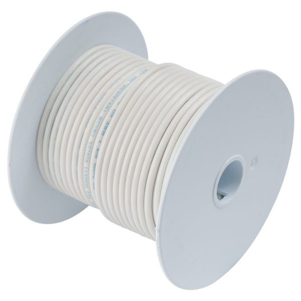 ANCOR 102910 WHITE 16 AWG TINNED COPPER WIRE - 100