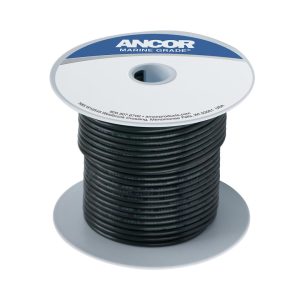 ANCOR 111050 BLACK 8 AWG TINNED COPPER WIRE - 500