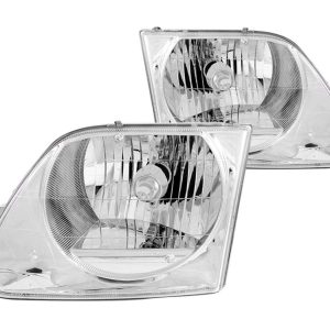 ANZO 111030 Ford F-150 Crystal Chrome Headlight Assembly (Pair)
