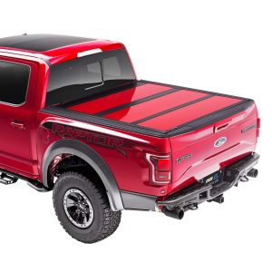 ARE TRUCK AR22019L-J7 Fusion Painted Hard Fold Truck Bed Tonneau Cover Fits 2015 - 2020 Ford F-150 5FT 6 INCH Bed (67.1 INCH), Paint Code: J7 Magnetic Effect